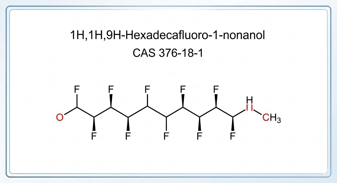 Applications of 1H,1H,9H-Hexadecafluoro-1-nonanol (CAS 376-18-1) in Specialty Chemical Manufacturing