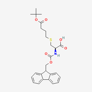 (2R)-2-(9H-fluoren-9-ylmethoxycarbonylamino)-3-[4-[(2-methylpropan-2-yl)oxy]-4-oxobutyl]sulfanylpropanoic acid CAS 102971-73-3