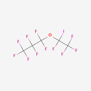 1,1,1,2,2,3,3-heptafluoro-3-(1,2,2,2-tetrafluoro-1-iodoethoxy)propane CAS 107432-46-2