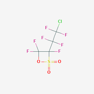 3-(2-chloro-1,1,2,2-tetrafluoroethyl)-3,4,4-trifluorooxathietane 2,2-dioxide CAS 108858-09-9