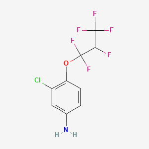 3-chloro-4-(1,1,2,3,3,3-hexafluoropropoxy)aniline CAS 1100832-66-3