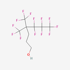 5,5,6,6,7,7,7-heptafluoro-4,4-bis(trifluoromethyl)heptan-1-ol CAS 110254-90-5
