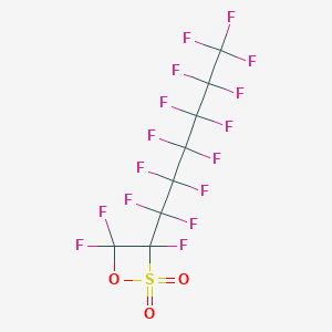 3,4,4-trifluoro-3-(1,1,2,2,3,3,4,4,5,5,6,6,6-tridecafluorohexyl)oxathietane 2,2-dioxide CAS 1131541-76-8