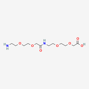 2-[2-[2-[[2-[2-(2-aminoethoxy)ethoxy]acetyl]amino]ethoxy]ethoxy]acetic acid CAS 1143516-05-5