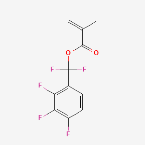 [difluoro-(2,3,4-trifluorophenyl)methyl] 2-methylprop-2-enoate CAS 114859-23-3