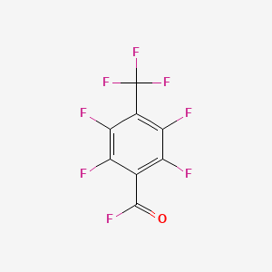 2,3,5,6-tetrafluoro-4-(trifluoromethyl)benzoyl fluoride CAS 117338-23-5