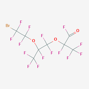 2-[2-(2-bromo-1,1,2,2-tetrafluoroethoxy)-1,1,2,3,3,3-hexafluoropropoxy]-2,3,3,3-tetrafluoropropanoyl fluoride CAS 118202-06-5
