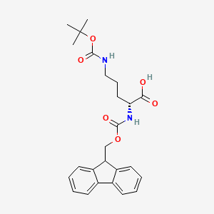 (2R)-2-(9H-fluoren-9-ylmethoxycarbonylamino)-5-[(2-methylpropan-2-yl)oxycarbonylamino]pentanoic acid CAS 118476-89-4