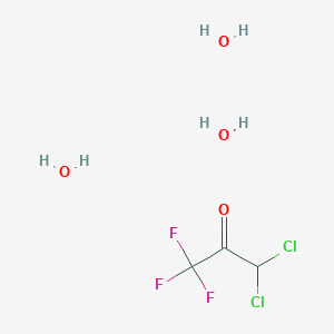 3,3-dichloro-1,1,1-trifluoropropan-2-one;trihydrate CAS 1185023-70-4