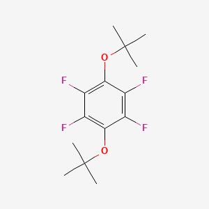 1,2,4,5-tetrafluoro-3,6-bis[(2-methylpropan-2-yl)oxy]benzene CAS 121088-09-3