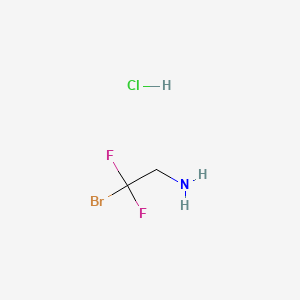 2-bromo-2,2-difluoroethanamine;hydrochloride CAS 1211120-17-0