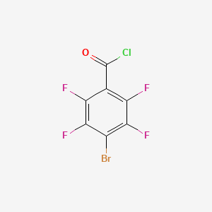 4-bromo-2,3,5,6-tetrafluorobenzoyl chloride CAS 122033-54-9