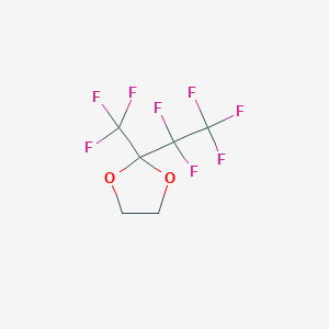 2-(1,1,2,2,2-pentafluoroethyl)-2-(trifluoromethyl)-1,3-dioxolane CAS 122814-62-4