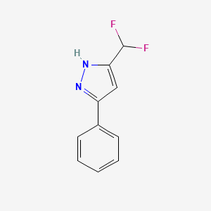 5-(difluoromethyl)-3-phenyl-1H-pyrazole CAS 122980-86-3