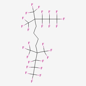 1,1,1,2,2,3,3,10,10,11,11,12,12,12-tetradecafluoro-4,4,9,9-tetrakis(trifluoromethyl)dodecane CAS 123629-51-6