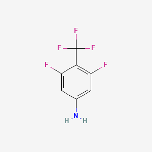 3,5-difluoro-4-(trifluoromethyl)aniline CAS 123950-44-7