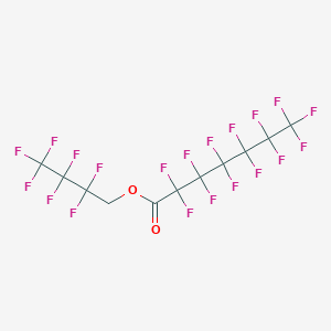 2,2,3,3,4,4,4-heptafluorobutyl 2,2,3,3,4,4,5,5,6,6,7,7,7-tridecafluoroheptanoate CAS 1244856-11-8