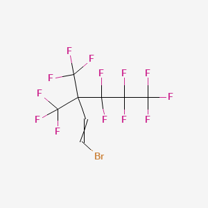 1-bromo-4,4,5,5,6,6,6-heptafluoro-3,3-bis(trifluoromethyl)hex-1-ene CAS 128454-94-4