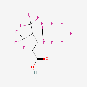 5,5,6,6,7,7,7-heptafluoro-4,4-bis(trifluoromethyl)heptanoic acid CAS 129991-14-6