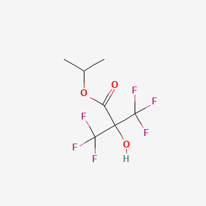 propan-2-yl 3,3,3-trifluoro-2-hydroxy-2-(trifluoromethyl)propanoate CAS 1309602-08-1