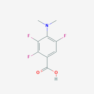 4-(dimethylamino)-2,3,5-trifluorobenzoic acid CAS 1309602-70-7