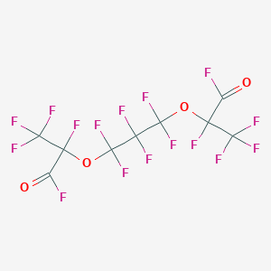 2,3,3,3-tetrafluoro-2-[1,1,2,2,3,3-hexafluoro-3-(1,1,1,2,3-pentafluoro-3-oxopropan-2-yl)oxypropoxy]propanoyl fluoride CAS 13140-21-1