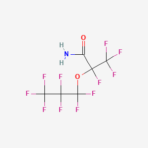 2,3,3,3-tetrafluoro-2-(1,1,2,2,3,3,3-heptafluoropropoxy)propanamide CAS 13140-35-7