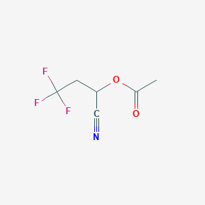 (1-cyano-3,3,3-trifluoropropyl) acetate CAS 1314914-15-2