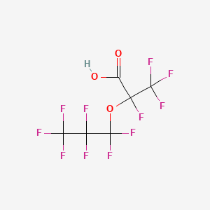 2,3,3,3-tetrafluoro-2-(1,1,2,2,3,3,3-heptafluoropropoxy)propanoic acid CAS 13252-13-6