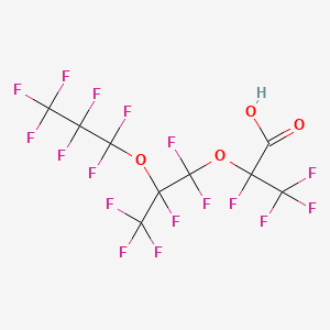 2,3,3,3-tetrafluoro-2-[1,1,2,3,3,3-hexafluoro-2-(1,1,2,2,3,3,3-heptafluoropropoxy)propoxy]propanoic acid CAS 13252-14-7