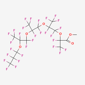 methyl 2,3,3,3-tetrafluoro-2-[1,1,2,3,3,3-hexafluoro-2-[1,1,2,3,3,3-hexafluoro-2-[1,1,2,3,3,3-hexafluoro-2-(1,1,2,2,3,3,3-heptafluoropropoxy)propoxy]propoxy]propoxy]propanoate CAS 133609-46-8