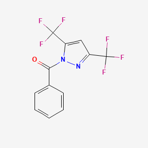 [3,5-bis(trifluoromethyl)pyrazol-1-yl]-phenylmethanone CAS 134947-25-4