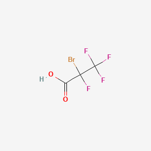 2-bromo-2,3,3,3-tetrafluoropropanoic acid CAS 13859-31-9