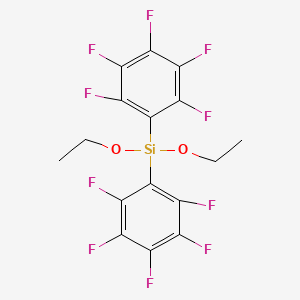 diethoxy-bis(2,3,4,5,6-pentafluorophenyl)silane CAS 13888-69-2
