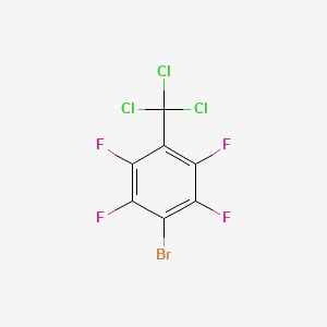 1-bromo-2,3,5,6-tetrafluoro-4-(trichloromethyl)benzene CAS 1391033-28-5