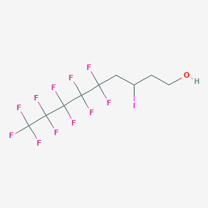 5,5,6,6,7,7,8,8,9,9,9-undecafluoro-3-iodononan-1-ol CAS 1391033-31-0