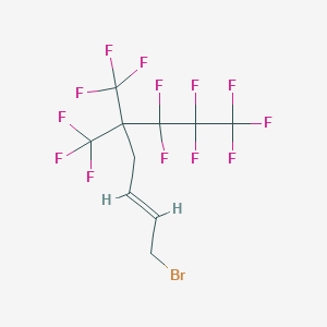 (E)-1-bromo-6,6,7,7,8,8,8-heptafluoro-5,5-bis(trifluoromethyl)oct-2-ene CAS 139223-42-0