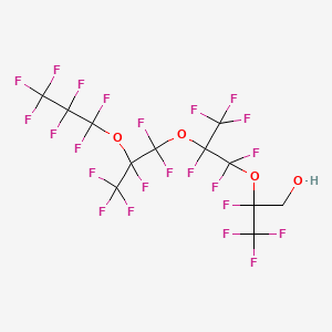 2,3,3,3-tetrafluoro-2-[1,1,2,3,3,3-hexafluoro-2-[1,1,2,3,3,3-hexafluoro-2-(1,1,2,2,3,3,3-heptafluoropropoxy)propoxy]propoxy]propan-1-ol CAS 14620-81-6
