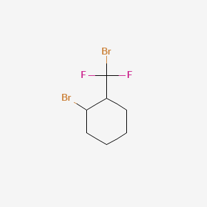 1-bromo-2-[bromo(difluoro)methyl]cyclohexane CAS 14737-09-8