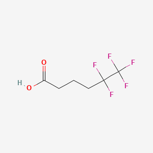 5,5,6,6,6-pentafluorohexanoic acid CAS 148043-70-3