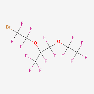 2-(2-bromo-1,1,2,2-tetrafluoroethoxy)-1,1,1,2,3,3-hexafluoro-3-(1,1,2,2,2-pentafluoroethoxy)propane CAS 1482416-44-3