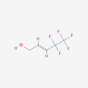 (E)-4,4,5,5,5-pentafluoropent-2-en-1-ol CAS 148757-93-1