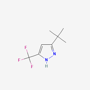 3-tert-butyl-5-(trifluoromethyl)-1H-pyrazole CAS 150433-22-0