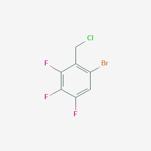 1-bromo-2-(chloromethyl)-3,4,5-trifluorobenzene CAS 1520589-57-4