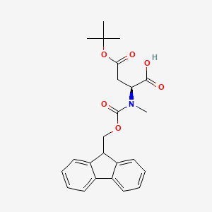 (2S)-2-[9H-fluoren-9-ylmethoxycarbonyl(methyl)amino]-4-[(2-methylpropan-2-yl)oxy]-4-oxobutanoic acid CAS 152548-66-8