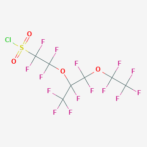 1,1,2,2-tetrafluoro-2-[1,1,1,2,3,3-hexafluoro-3-(1,1,2,2,2-pentafluoroethoxy)propan-2-yl]oxyethanesulfonyl chloride CAS 1529784-41-5