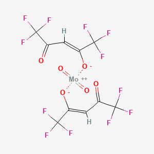 dioxomolybdenum(2+);bis((Z)-1,1,1,5,5,5-hexafluoro-4-oxopent-2-en-2-olate) CAS 155662-73-0