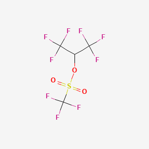 1,1,1,3,3,3-hexafluoropropan-2-yl trifluoromethanesulfonate CAS 156241-41-7