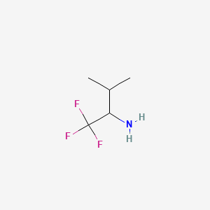 1,1,1-trifluoro-3-methylbutan-2-amine CAS 1582-18-9