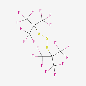 1,1,1,3,3,3-hexafluoro-2-[[1,1,1,3,3,3-hexafluoro-2-(trifluoromethyl)propan-2-yl]trisulfanyl]-2-(trifluoromethyl)propane CAS 16005-64-4